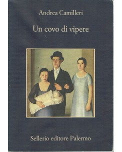 Andrea Camilleri : Un covo di vipere ed. Sellerio editore Palermo A33
