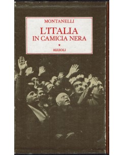 Indro Montanelli : L'Italia in camicia nera con COFANETTO ed. Rizzoli A32