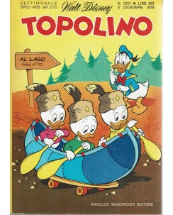 Topolino n.1201 PIEGHEVOLE MATTEL ed. Walt Disney Mondadori
