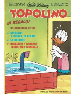 Topolino n.1295 ed. Walt Disney Mondadori