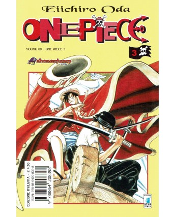 One Piece n. 3 di Eiichiro Oda NUOVO ed. Star Comics
