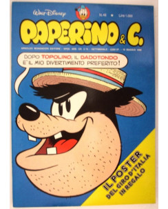Paperino & C. n.46 - Maggio 1982 - GADGET Poster Giro d'Italia - Ed.  Mondadori