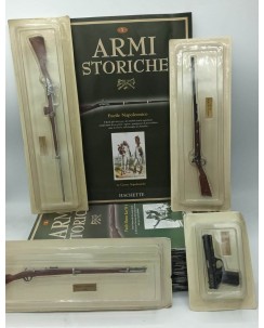 Armi Storiche 1/50 fascicoli + 49 armi ed. Hachette  SS03