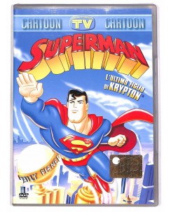 DVD SUPERMAN L'ULTIMO FIGLIO DI KRYPTON CARTOON usato ita