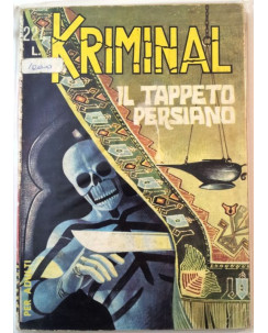Kriminal n.224 * Il Tappeto Persiano * ed. Corno