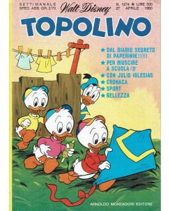 Topolino n.1274 ed. Walt Disney Mondadori