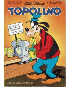 Topolino n.1253 PIEGHEVOLE MATTEL ed. Walt Disney Mondadori