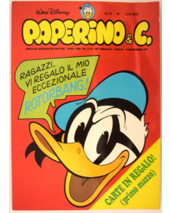 Paperino & C. n.19 - Novembre 1981- GADGET Carte I mazzo - Edizioni  Mondadori