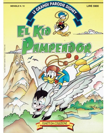 Le Grandi Parodie Disney n. 10 El kid Pampeador ed. Walt Disney FU05