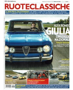 RUOTECLASSICHE n. 373 gennaio 2020 Alfa Romeo Giulia ed. Domus FF04