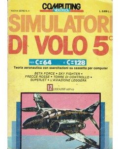 Computing Videoteca n. 4 Simulatori di volo ed. Logica 2000 FF16