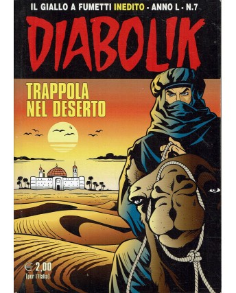 DIABOLIK Anno L n. 7 trappola nel deserto di Gussani ed. Astorina