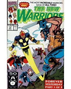 The New Warriors  11 may 1991 di Nicieza ed. Marvel Comics lingua originale OL02