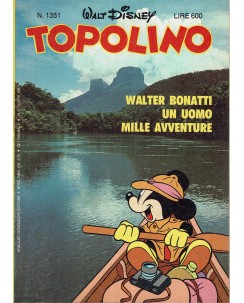 Topolino n.1351 ed. Walt Disney Mondadori