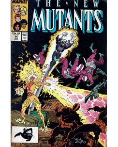 The New Mutants  54 ago 1987 di Liefield ed. Marvel Comics lingua originale OL01