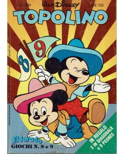 Topolino n.1384 ed. Walt Disney Mondadori