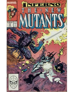 The New Mutants  71 gen 1989 di Liefield ed. Marvel Comics lingua originale OL01