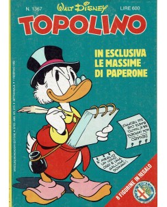 Topolino n.1367 ed. Walt Disney Mondadori