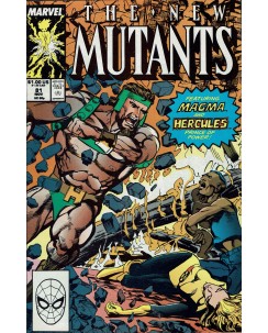 The New Mutants  81 nov 1989 di Liefield ed. Marvel Comics lingua originale OL01