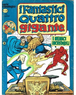 I Fantastici Quattro Gigante Serie Cronologica n.20 i nemici ed. Corno FU03
