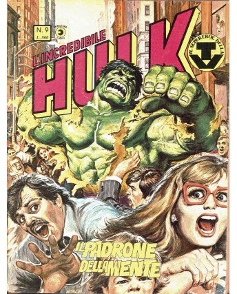 L'Incredibile Hulk n. 9 Il Supereroe della TV il padrone dellla ed. Corno FU33
