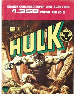 L'Incredibile Hulk n. 5 Il Supereroe della TV tuono all'alba ed. Corno FU33
