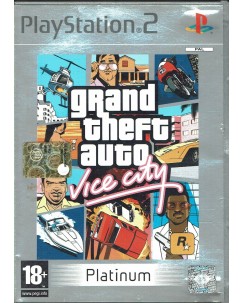 Videogioco  Playstation 2 Grand Theft Auto vice City PLATINUM 18+ libretto usato