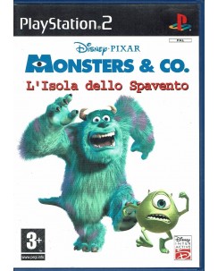 Videogioco Playstation 2 Monsters e Co isola dello spavent PS2 3+ libretto usato