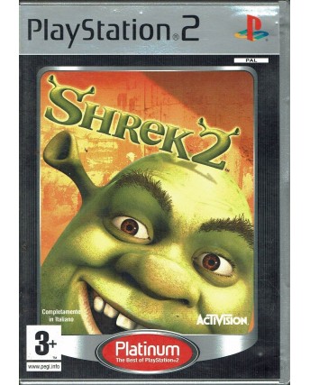 Videogioco Playstation 2 Shrek 2 PLATINUM PS2 3+ libretto usato