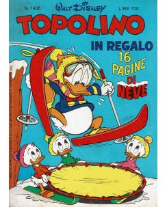 Topolino n.1406 pieghevole MATTEL ed. Walt Disney Mondadori