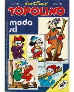 Topolino n.1406 pieghevole GIG ed. Walt Disney Mondadori
