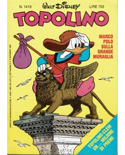 Topolino n.1410 pieghevole MATTEL ed. Walt Disney Mondadori