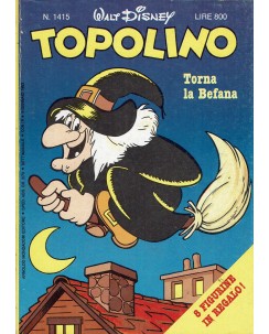 Topolino n.1415 ed. Walt Disney Mondadori