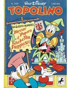 Topolino n.1425 ed. Walt Disney Mondadori