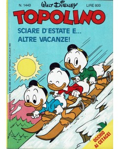 Topolino n.1443 ed. Walt Disney Mondadori