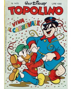 Topolino n.1475 ed. Walt Disney Mondadori
