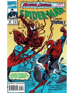 Spider-Man 37 Aug 1993 ed. Marvel Comics lingua originale OL03