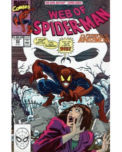 Web of  Spider-Man 63 Apr 1990 ed. Marvel Comics lingua originale OL13