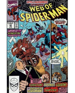 Web of  Spider-Man 65 Jun 1990 ed. Marvel Comics lingua originale OL13