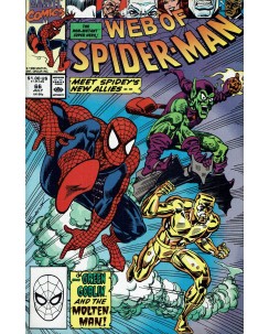 Web of  Spider-Man 66 Jul 1990 ed. Marvel Comics lingua originale OL13