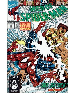 Web of  Spider-Man 75 Apr 1991 ed. Marvel Comics lingua originale OL13