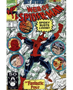 Web of  Spider-Man 76 May 1991 ed. Marvel Comics lingua originale OL13