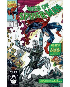 Web of  Spider-Man 79 Aug 1991 ed. Marvel Comics lingua originale OL13