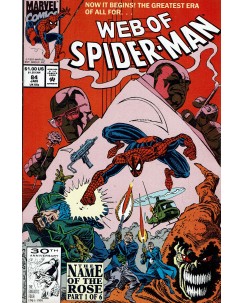 Web of  Spider-Man 84 Jan 1992 ed. Marvel Comics lingua originale OL13