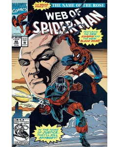Web of  Spider-Man 89 Jun 1992 ed. Marvel Comics lingua originale OL13