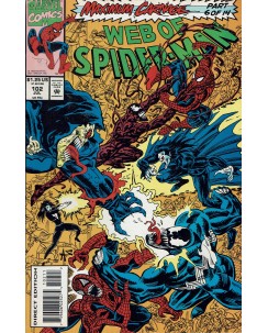 Web of  Spider-Man 102 Jul 1993 ed. Marvel Comics lingua originale OL13