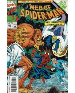 Web of  Spider-Man 105 Oct 1993 ed. Marvel Comics lingua originale OL13