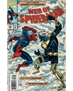 Web of  Spider-Man 108 Jan 1994 ed. Marvel Comics lingua originale OL13