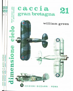 William Green : dimensione cielo caccia Gran Bretagna 3 vol ed. Bizzarri A88