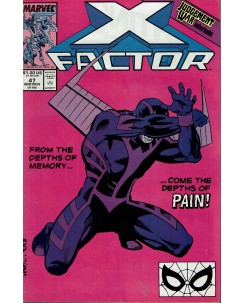 X Factor  47 nov 1989 ed. Marvel Comics lingua originale OL14